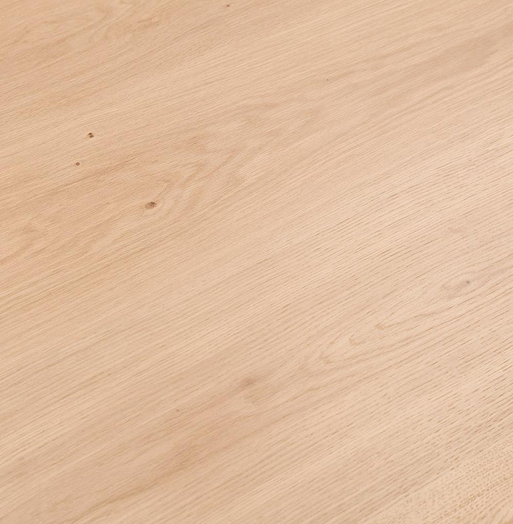 Moderner Holztisch - Massiveiche - 76cm Höhe - charakteristisches X-Gestell - vielseitig einsetzbar im Wohnbereich - Kadima Design_