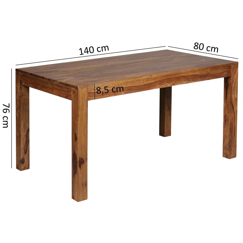 Esstisch Sheesham Massivholz Handgefertigt Esszimmer – Kadima Design