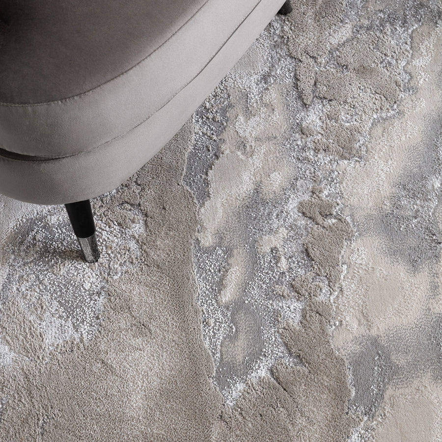 Designerteppich 1300g/qm Flordichte - modernes Wolkendesign - perfekt für Schlafzimmer - Kadima Design_