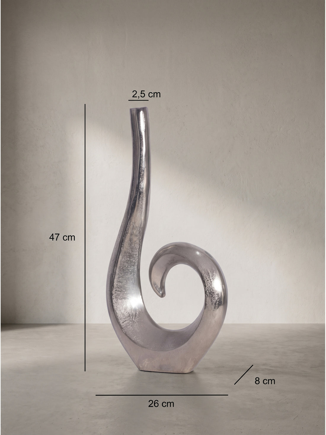 Maßzeichnung BAVENO – Silber