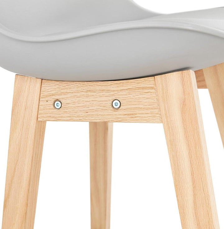 Eichenholzgestell Detail - Naturbelassene Oberfläche - robust bis 90 kg - warm Optik in modernen Küchen_