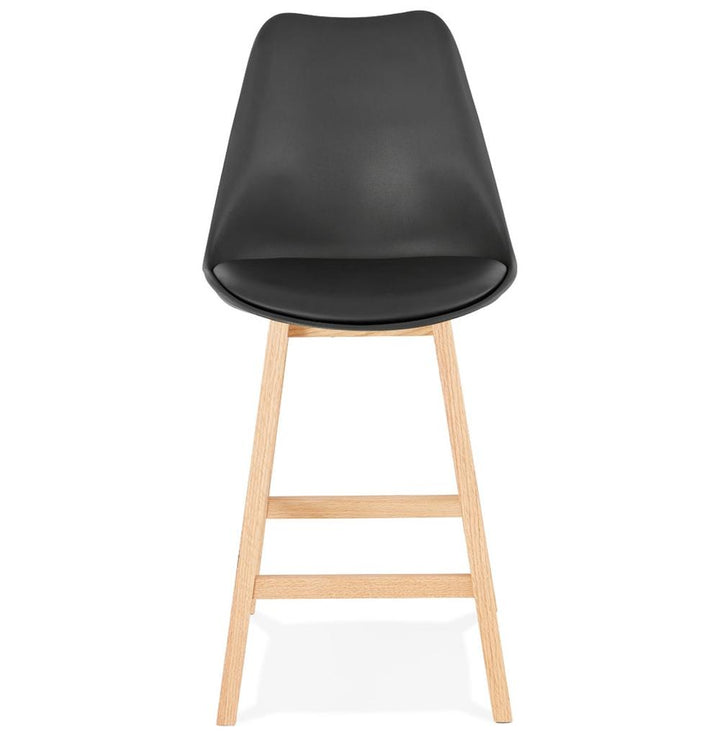 Küchenhocker Nahaufnahme - 38-5 cm Sitztiefe - konturierte Form - optimale Unterstützung beim Sitzen an Kücheninseln_