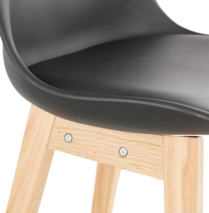 Barhocker Seitenansicht - Schlanke Silhouette - 102 cm Gesamthöhe - ideal für kleine Räume - MIRANOX MINI Kollektion_