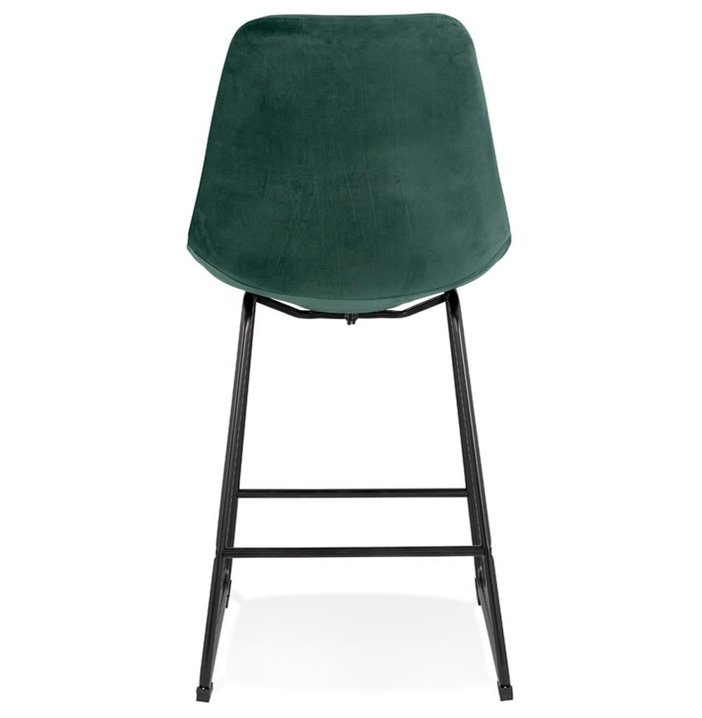 Grüner Designhocker in Barhöhe - 109 cm Gesamthöhe - Industrial-Look - vielseitig einsetzbar in Küche und Esszimmer_