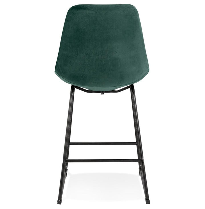 Grüner Designhocker in Barhöhe - 109 cm Gesamthöhe - Industrial-Look - vielseitig einsetzbar in Küche und Esszimmer_