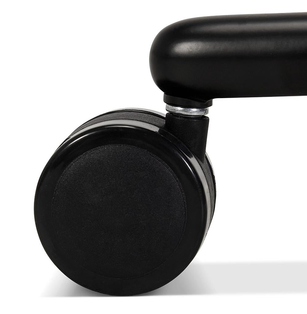Arbeitsstuhl dunkelgrau mit 44 cm Sitzhöhe - Basic Bürostuhl für Schreibtisch von Kadima Design_