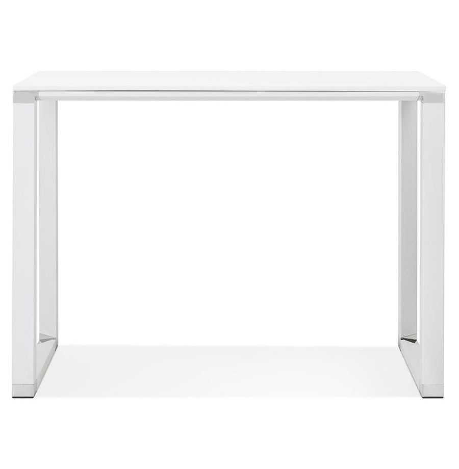 KERIX Bartisch weiß - Standfester Hochtisch - 120kg belastbar - vielseitig einsetzbar als Küchentresen oder Empfangstresen - Kadima Design Kollektion_