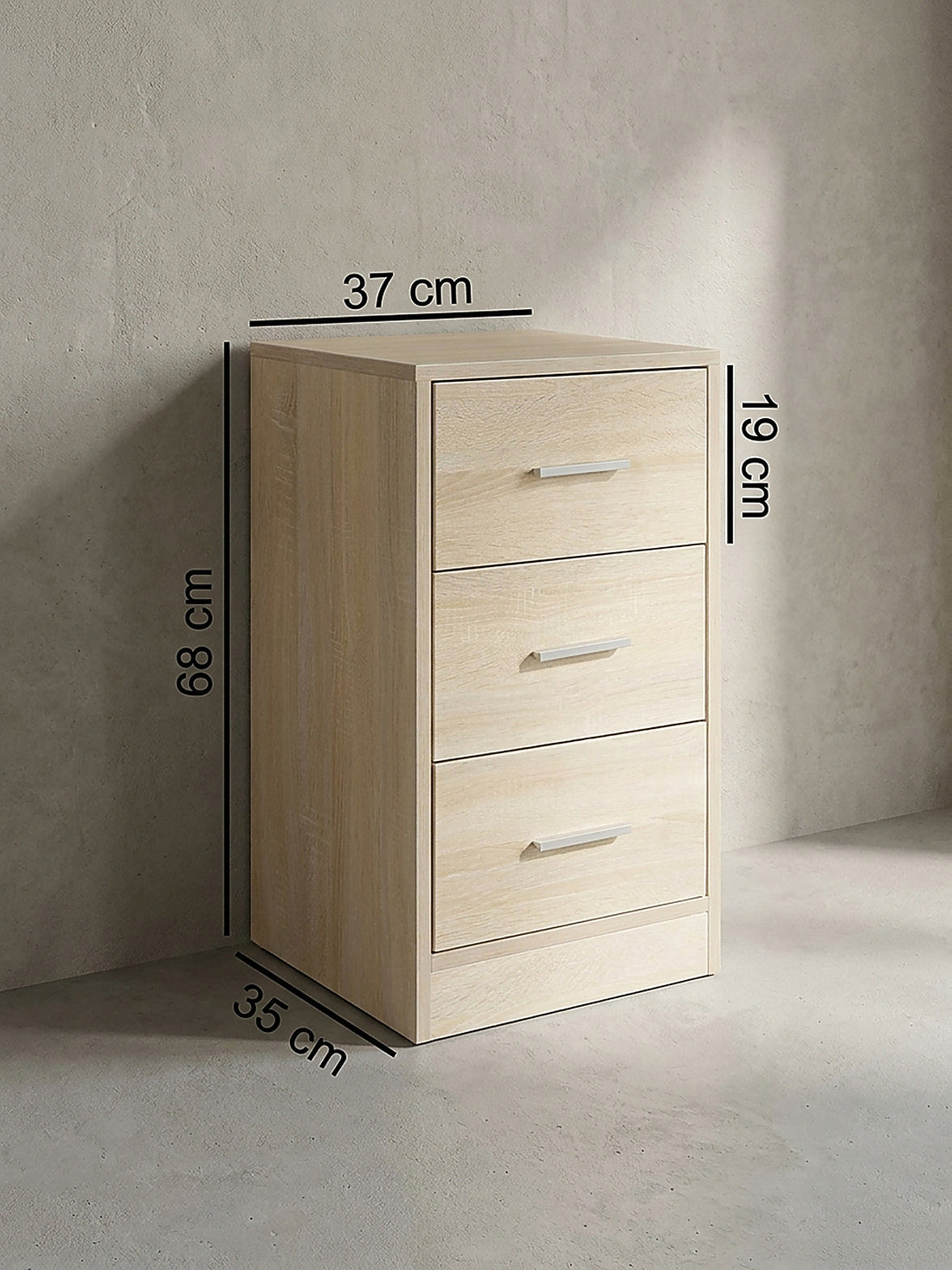 Maßzeichnung EGER – Beige