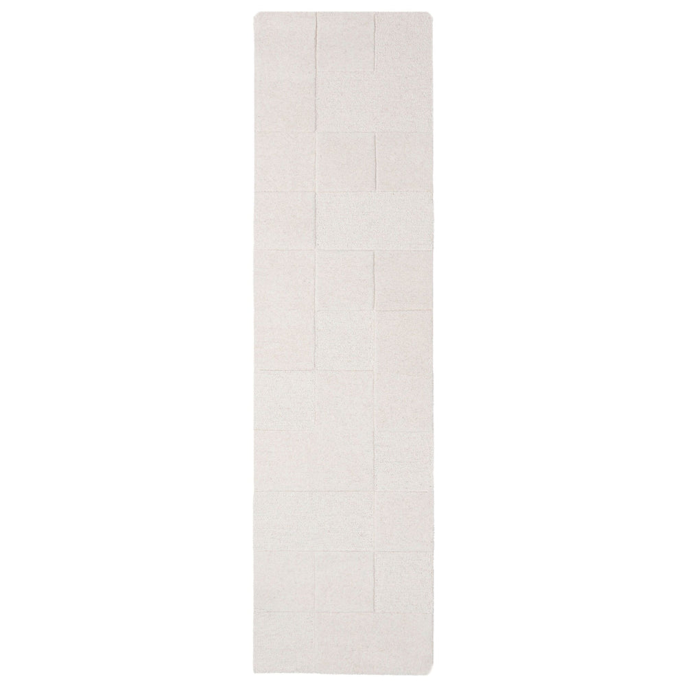 Teppich Elfenbein Läufer WOOL DEBEN 60x230 Kollektion Design Muster_