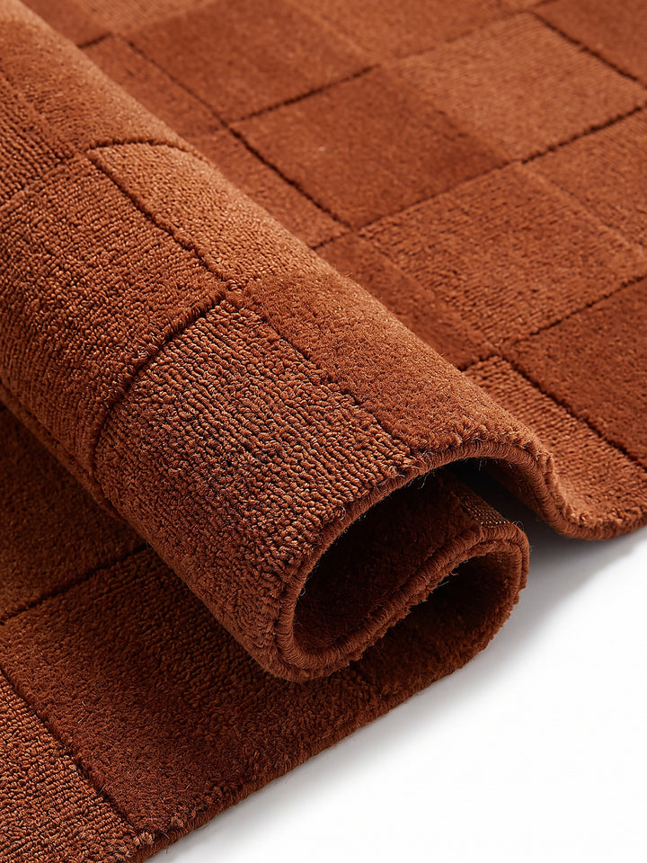 Teppich Terrakotta Farbdetail Muster_
