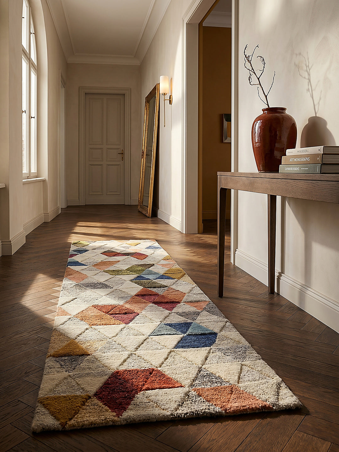 Teppich Läufer im modernen Wohnzimmer_