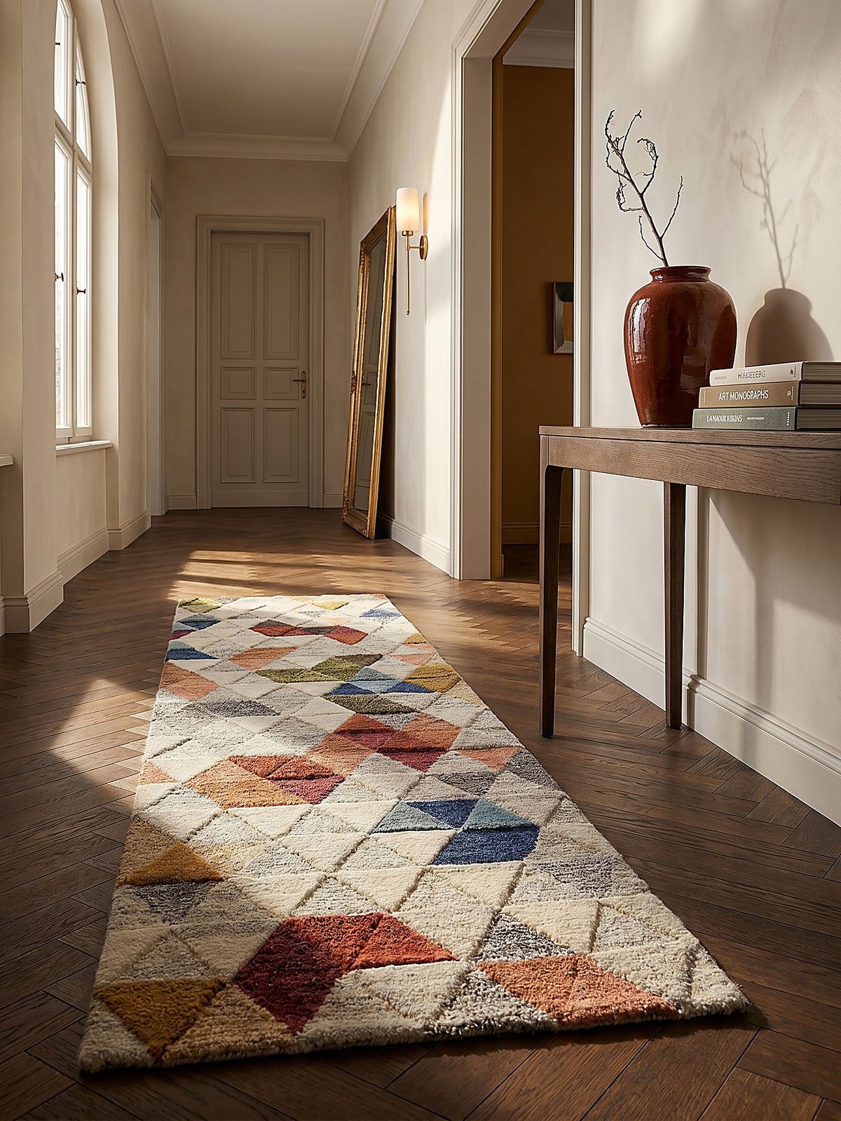 Teppich Läufer im modernen Wohnzimmer_