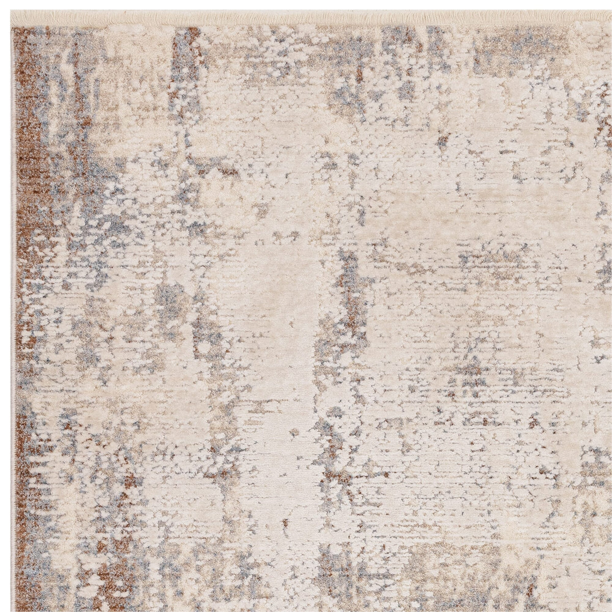 Flauschiger Bodenbelag 120x180cm - Gesamthöhe 18mm - beige Farbgebung - gemütliche Atmosphäre - Kadima Design