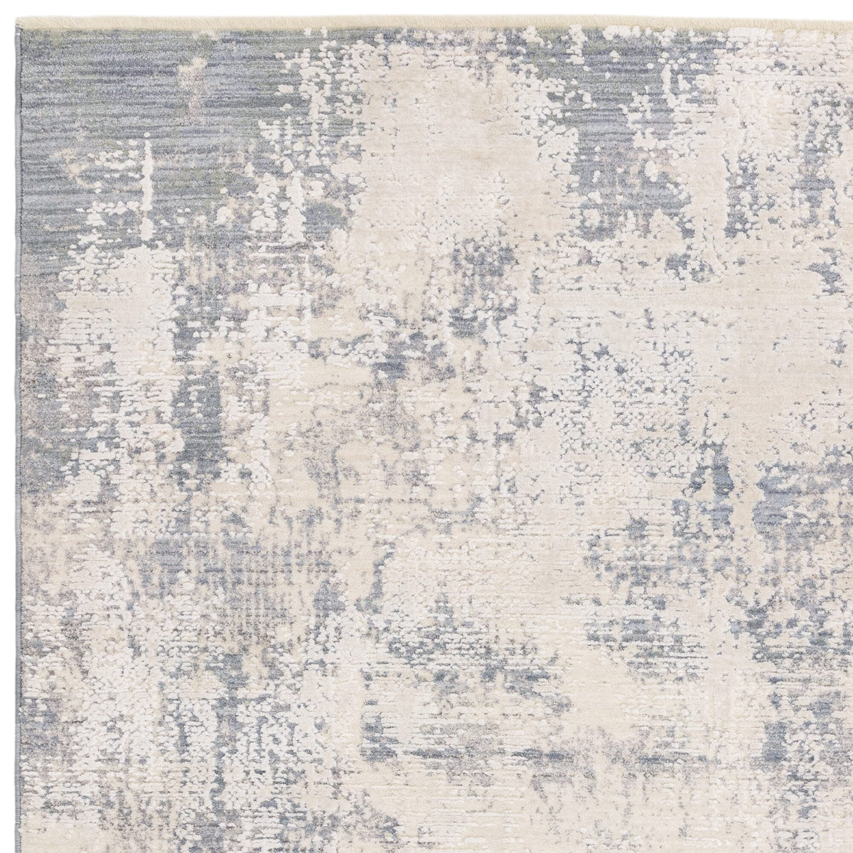 Flauschiger Bodenbelag 120x180cm - Gesamthöhe 18mm - blaue Farbgebung - schafft Ruhe - Kadima Design_