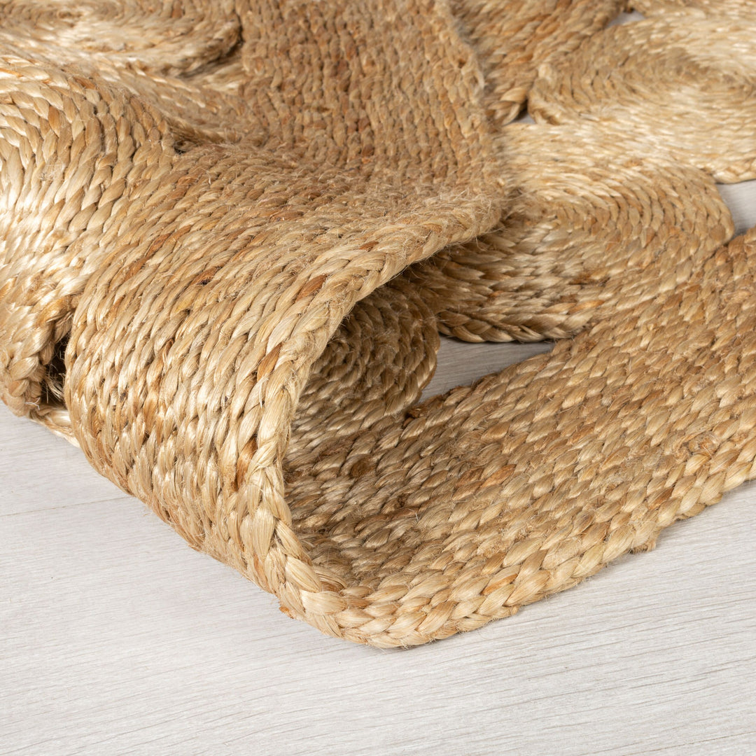 Nachhaltiger Rundteppich in Braun "Arya Jute Circle" von Kadima Design_Braun_#sku_BARK503119371046#