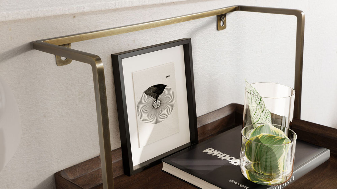 Nachttisch Mango Massivholz Wandmontage Schublade Boxspringbett