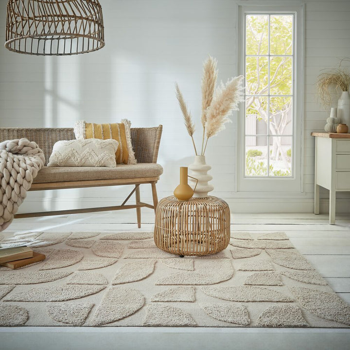 Baumwollteppich mit Bogenmuster · by Kadima Design