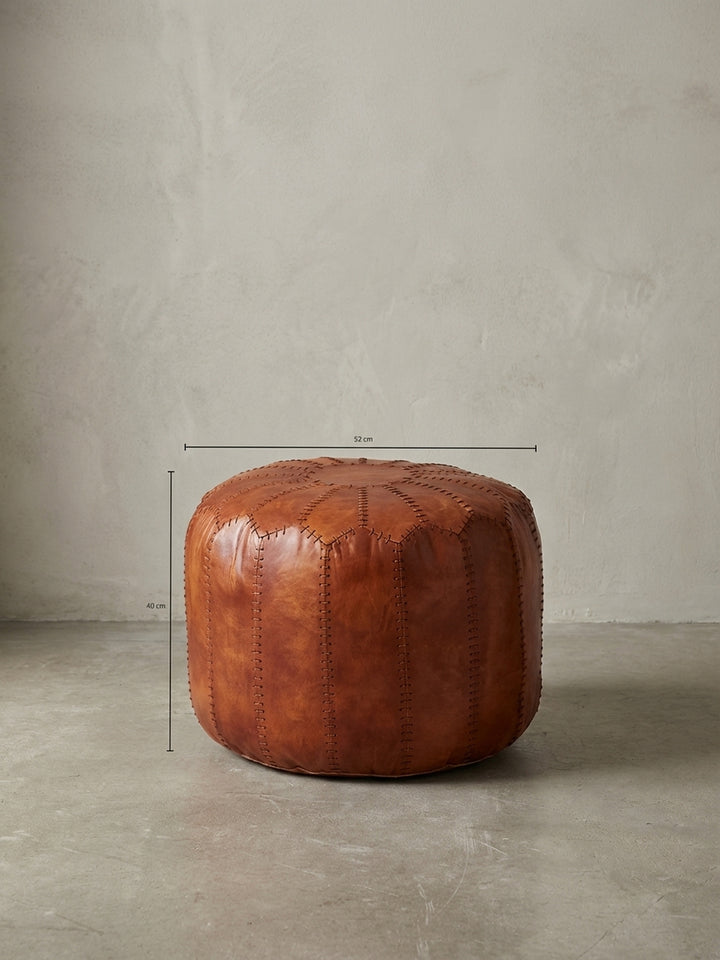 Sitz- &amp;amp; Fußhocker Echtleder Design Möbel_