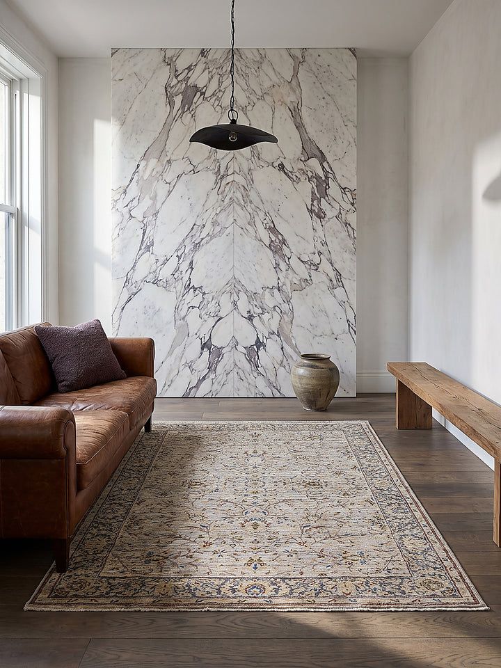 Teppich Natur rechteckig Editorial Styling_