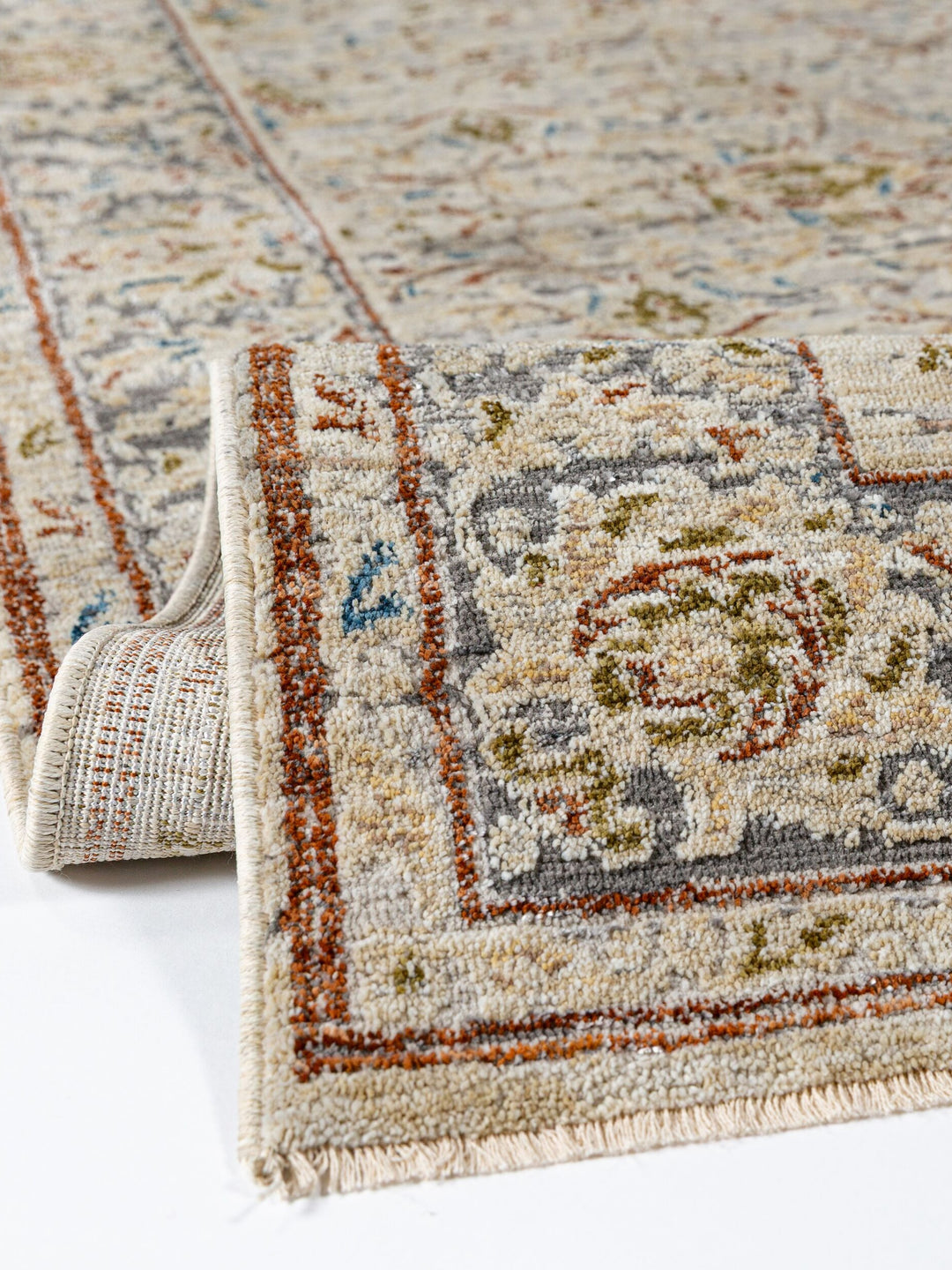 Teppich Natur rechteckig Polyester Einrichtung Wohnidee Bodenbelag SEATON_