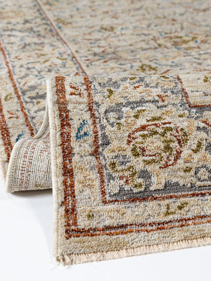 Teppich Natur rechteckig Polyester Einrichtung Wohnidee Bodenbelag SEATON_
