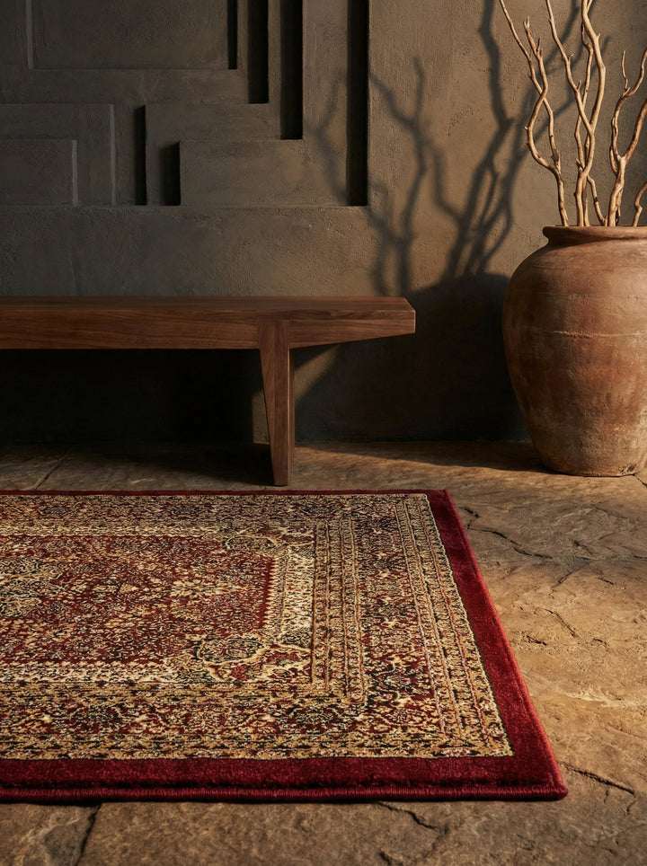 Orientteppich Kurzflor Polypropylen saugroboter Wohnzimmer_Läufer_