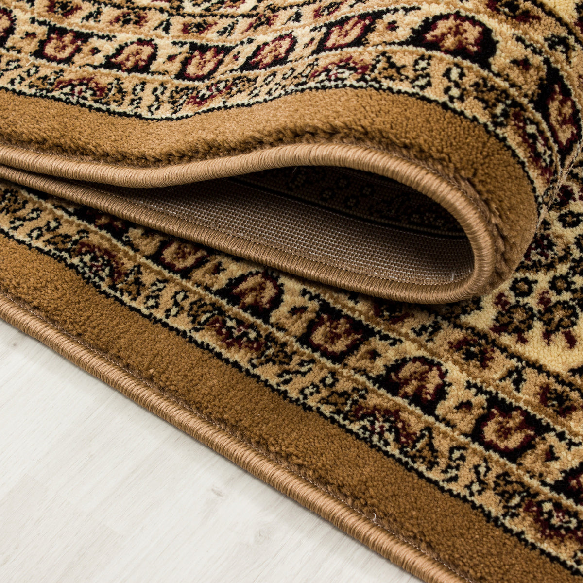 Kurzflor-Teppich Orient – Waschbar & Strapazierfähig | Dicht Gewebt in Premiumqualität – Ansicht 4