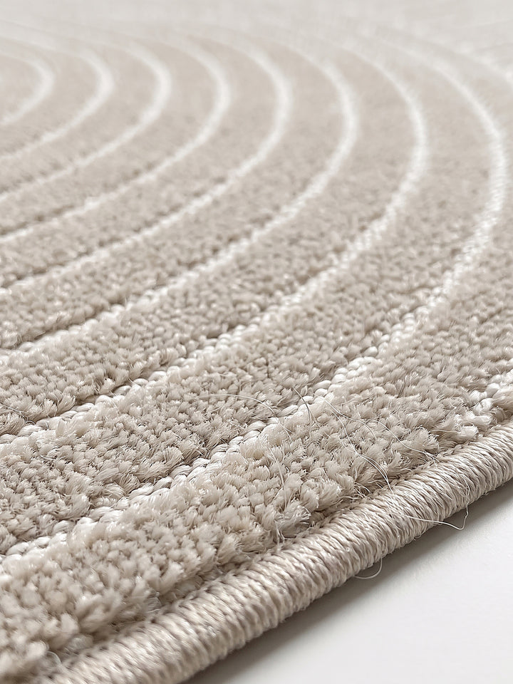 Teppich Beige Farbdetail Muster_