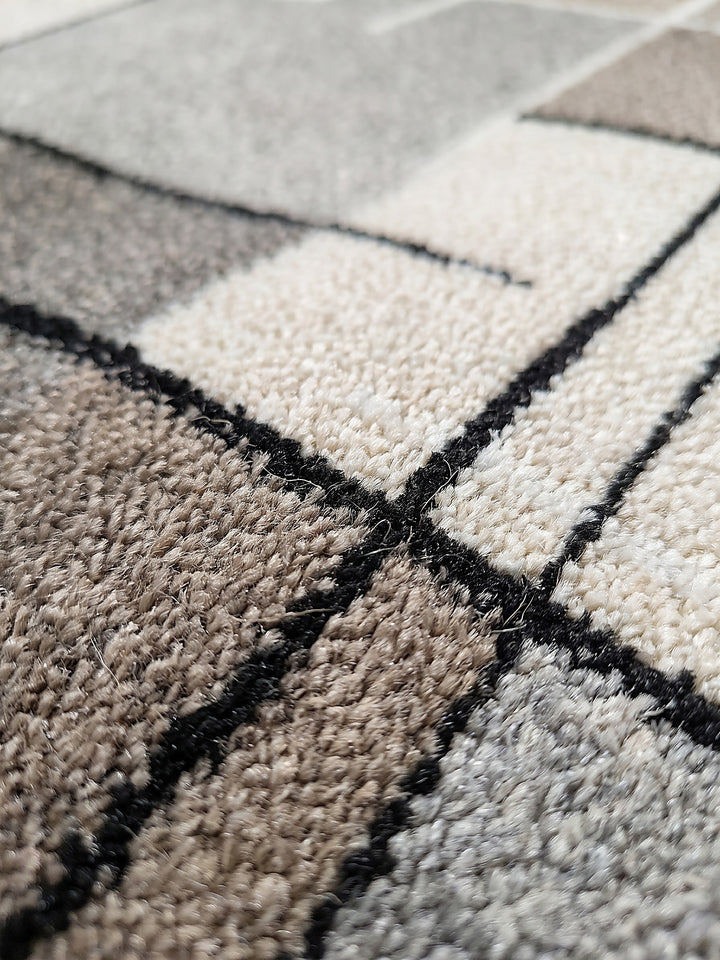 Teppich Beige Farbdetail Muster_