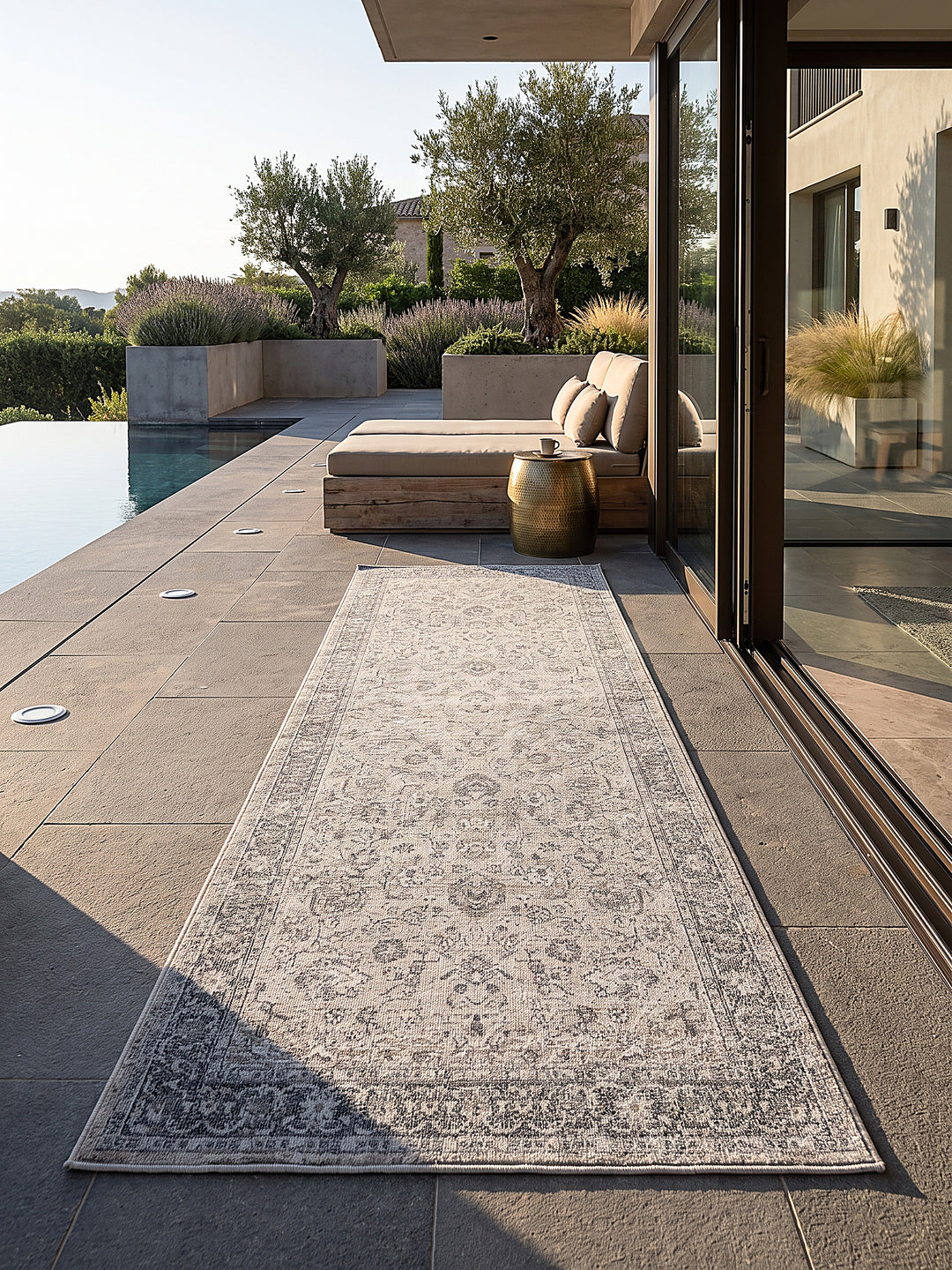 Teppich Beige Textur Nahaufnahme_