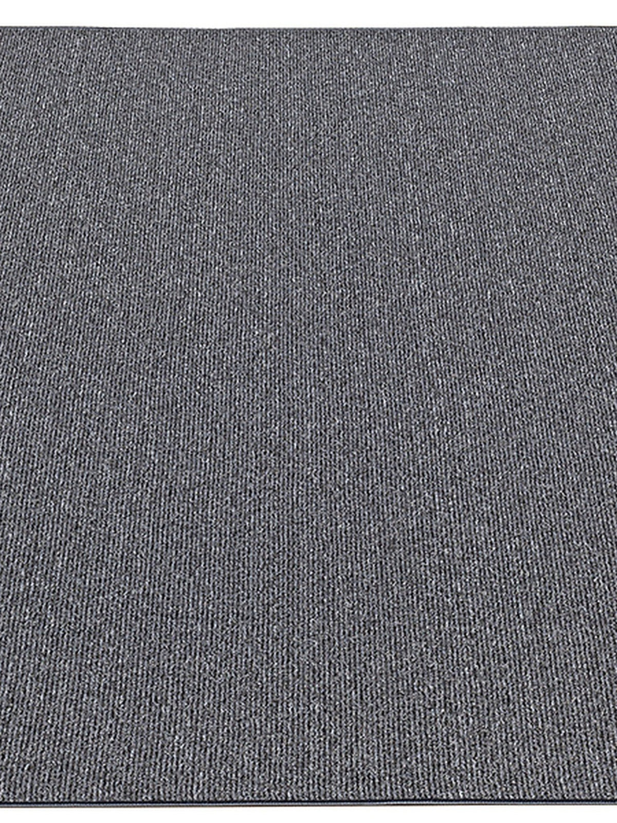 Niederflorteppich Anthrazit vielseitig für Wohn- und Schlafbereich aus Polyester COLFOSCO Serie_
