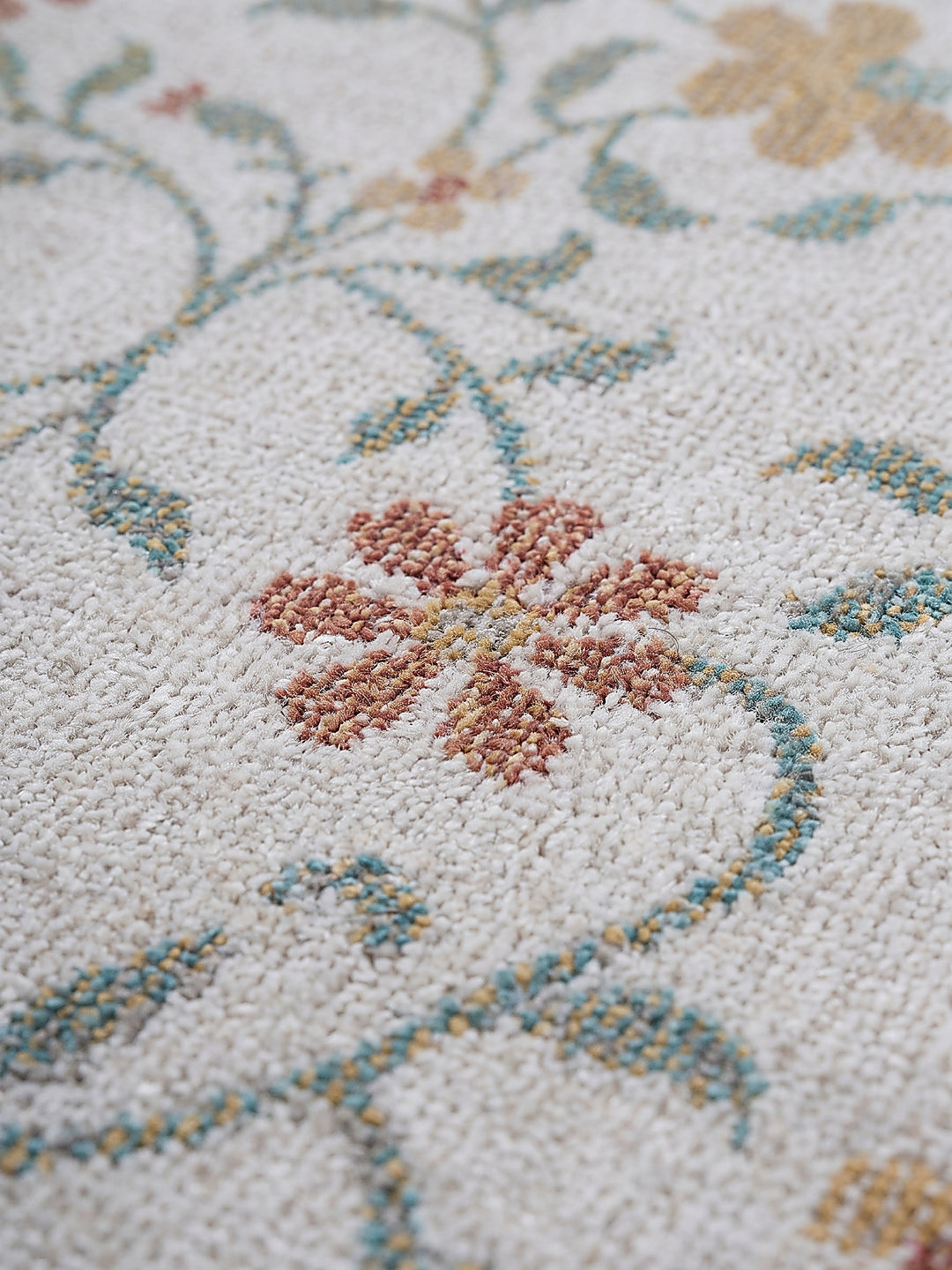 Teppich Creme Farbdetail Muster_