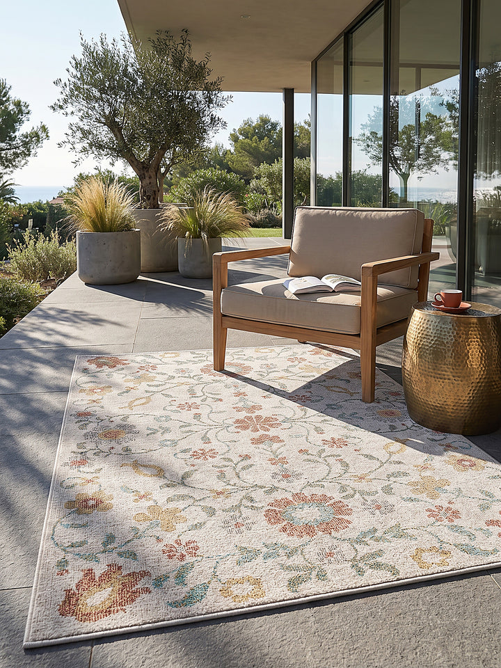 Teppich Creme Textur Nahaufnahme_