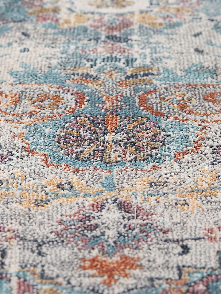 Teppich Mehrfarbig Farbdetail Muster_