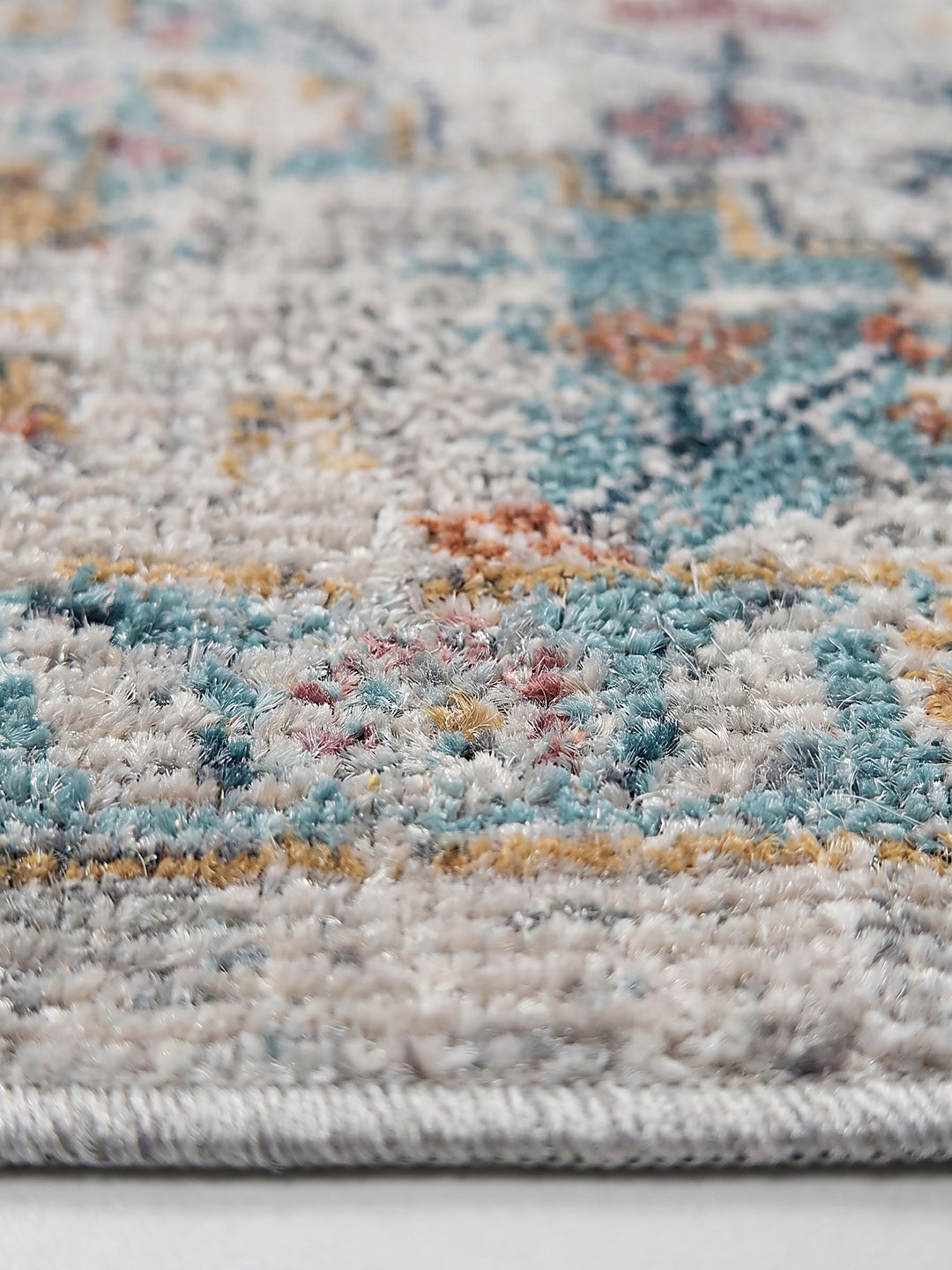 Teppich Mehrfarbig Farbdetail Muster_