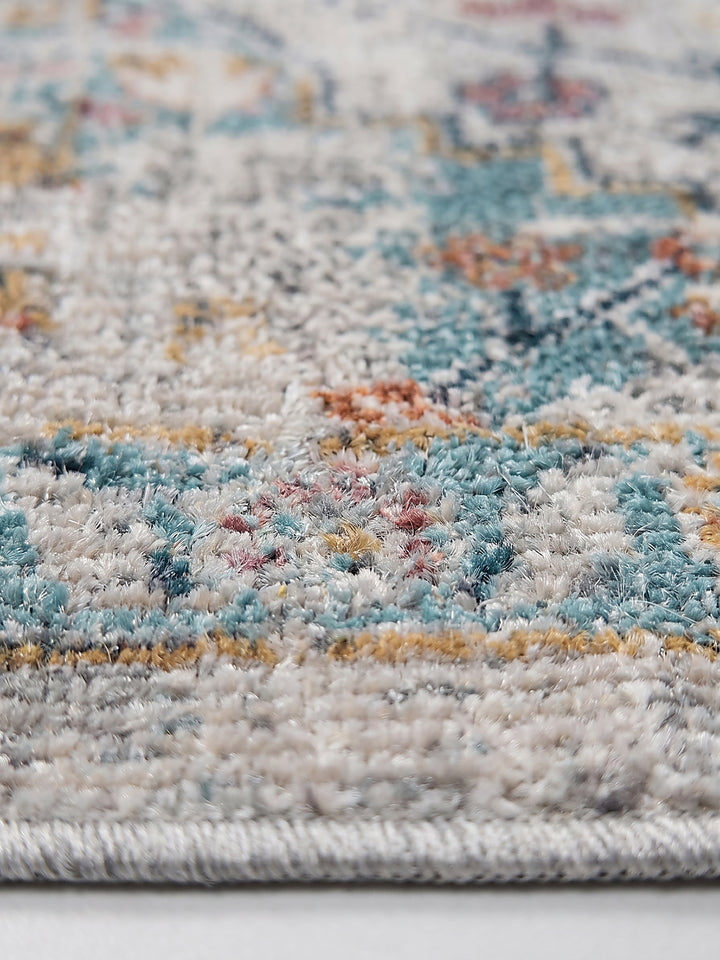 Teppich Mehrfarbig Farbdetail Muster_
