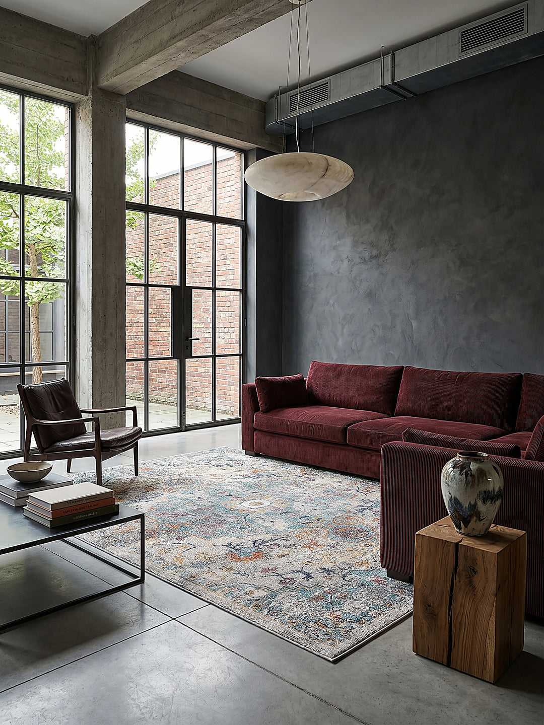 Teppich Mehrfarbig rechteckig Editorial Styling_