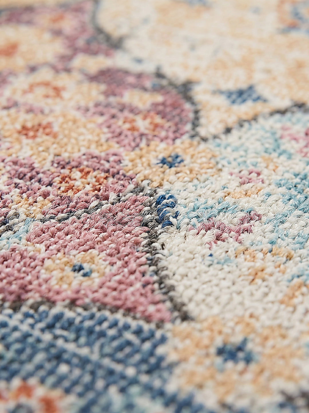 Teppich Mehrfarbig Farbdetail Muster_