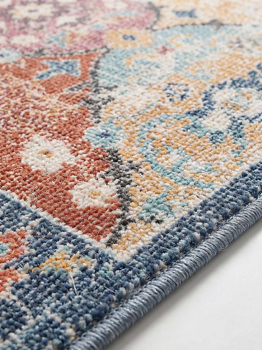 Teppich Mehrfarbig Farbdetail Muster_