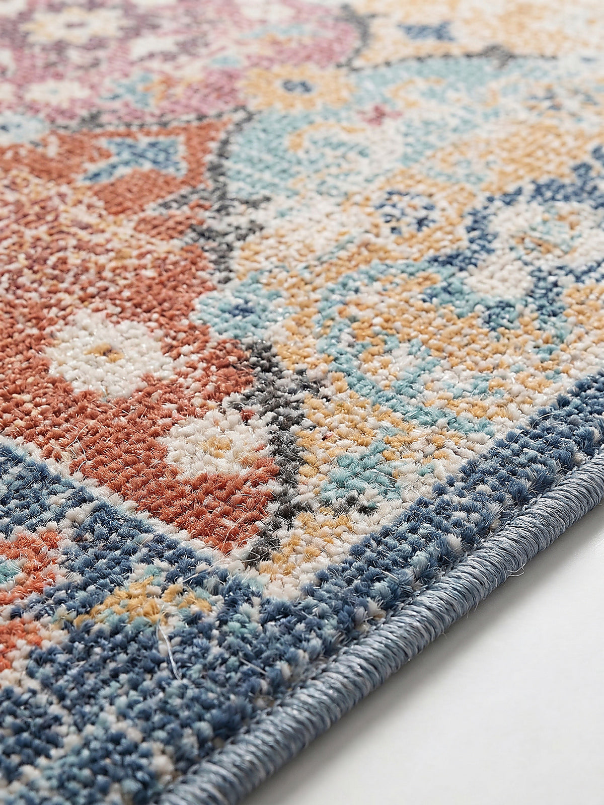 Teppich Mehrfarbig Farbdetail Muster_