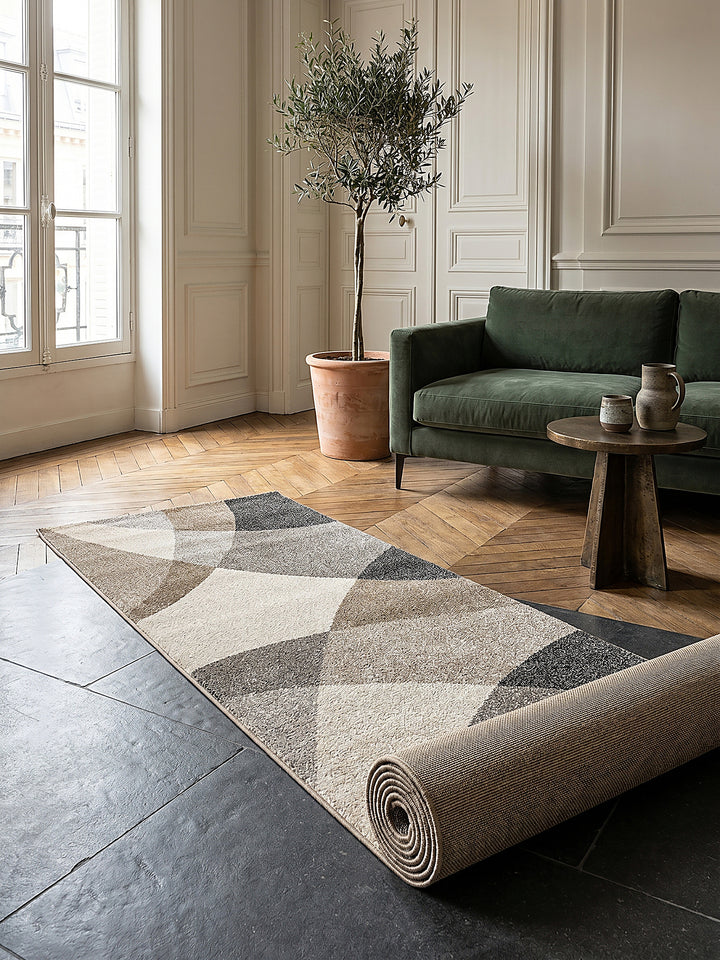 Teppich Beige Läufer Editorial Styling_