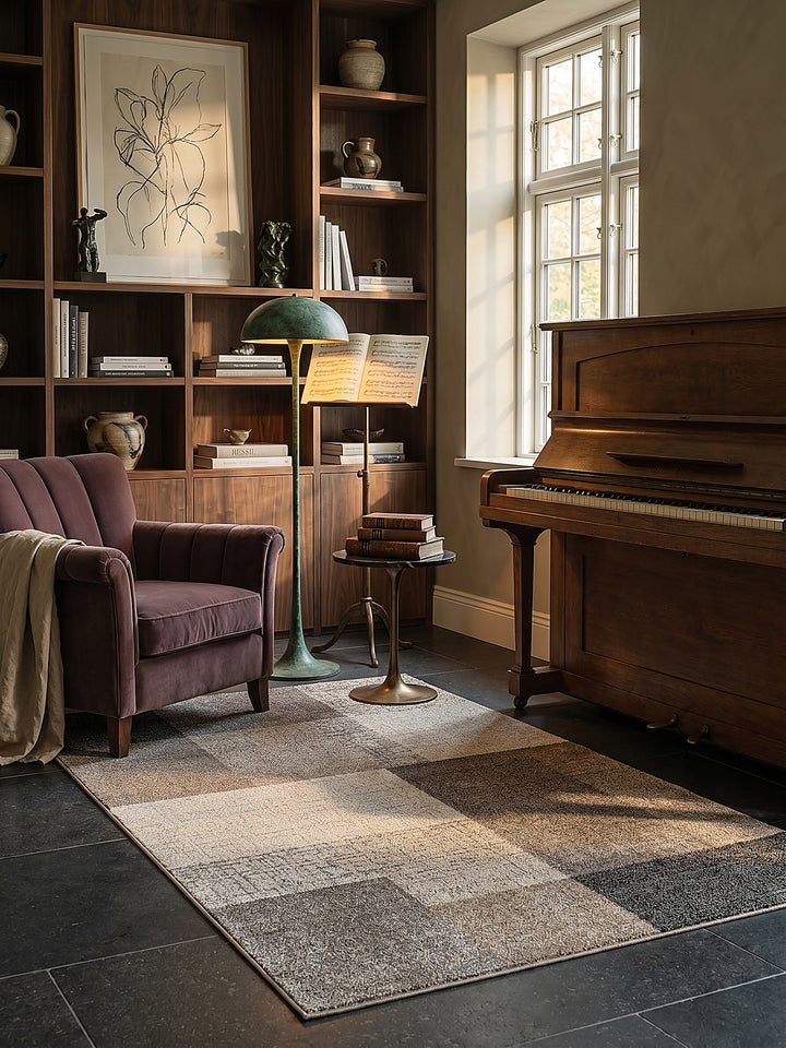 Teppich Beige Läufer gemütliche Wohnszene_