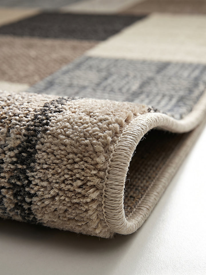Teppich Beige Florhöhe Profil_