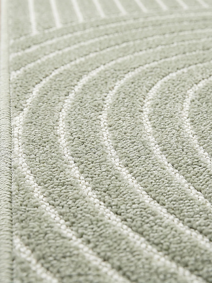 Teppich Grün Farbdetail Muster_