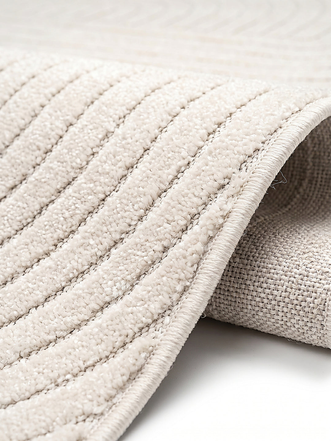 Teppich Creme Farbdetail Muster_