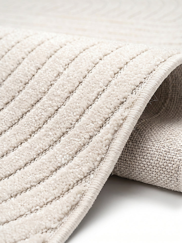 Teppich Creme Farbdetail Muster_