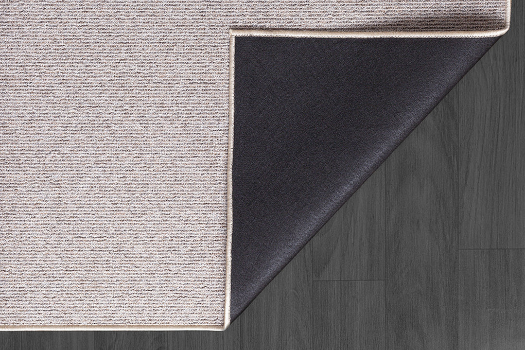 Niederflorteppich Beige im reduzierten Wohnstil Polyester COLFOSCO Serie_