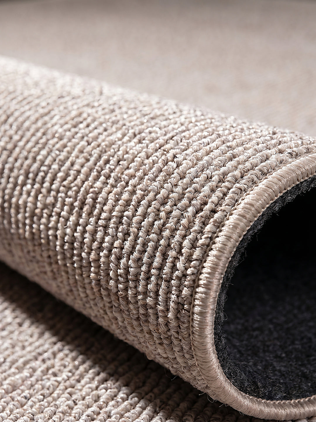 Teppich Beige Florhöhe Profil_