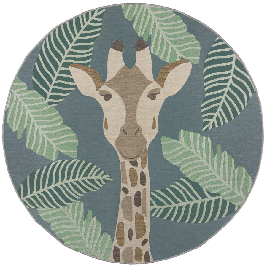 Outdoor-Teppich mit Giraffenmotiv_ Kreisrunder Safari-Spielteppich YEALM VINCE von Kadima Design_Grün_#sku_BARK503119374276#