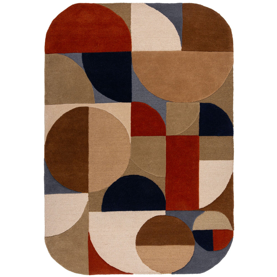 Wollteppich Arch Muster - Geometrisch - Wohnzimmer_Oval_